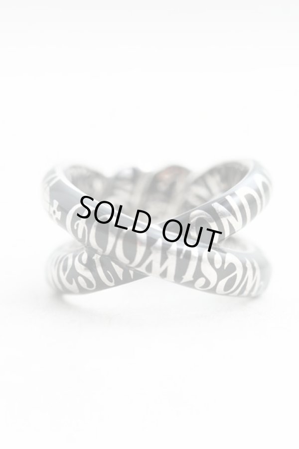 画像4: ヴィヴィアンウエストウッド 中古 / HILMAリング L(16号） 黒  H-25-08-31-069-rg-OD-ZH (4)