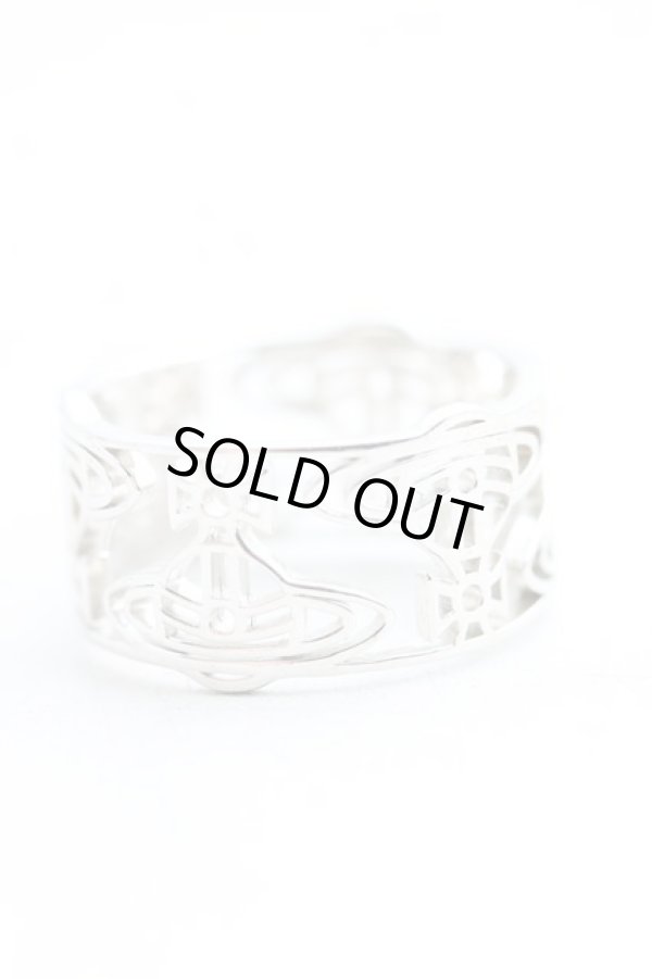 画像2: ヴィヴィアンウエストウッド 中古 / DEVONリング 21号 シルバー  H-25-08-31-072-rg-OD-ZH (2)