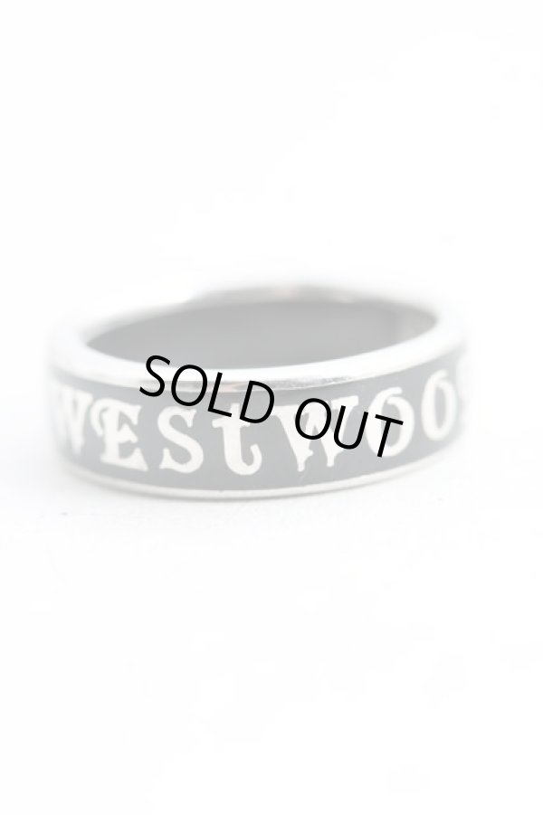 画像2: ヴィヴィアンウエストウッド 中古 / コンジットストリートリング M(14号） 黒  H-25-08-31-073-rg-OD-ZH (2)