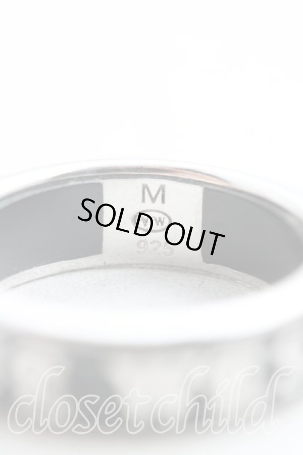 画像4: ヴィヴィアンウエストウッド 中古 / コンジットストリートリング M(14号） 黒  H-25-08-31-073-rg-OD-ZH (4)