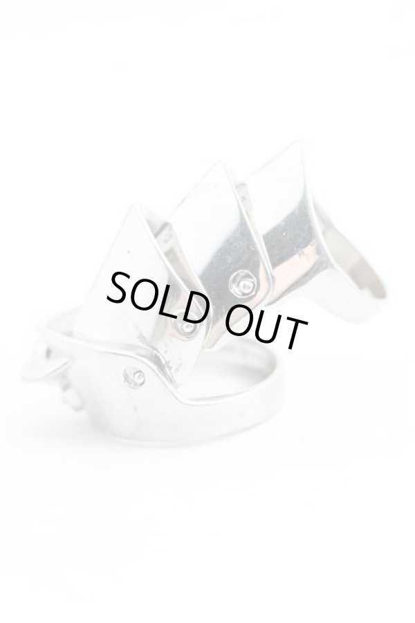 画像2: ヴィヴィアンウエストウッド 中古 / アーマーリング XL(21号） シルバー  H-25-08-31-076-rg-OD-ZH (2)