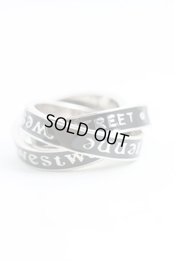 画像2: ヴィヴィアンウエストウッド 中古 / メイフェアリング XL(18号） 黒  H-25-08-31-077-rg-OD-ZH (2)