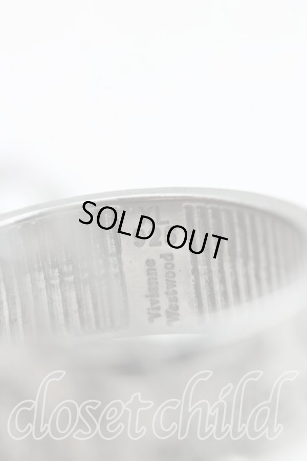 画像4: ヴィヴィアンウエストウッド 中古 / VERNONリング XL(16号） ガンメタ  H-25-08-31-079-rg-OD-ZH (4)