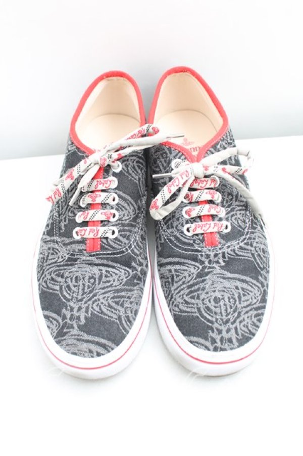 画像2: ヴィヴィアンウエストウッド 中古 / 3D ORBジャガードオーセンティックトレーナー 43(26.5cm) 黒  H-25-08-31-080-sh-IN-ZH (2)