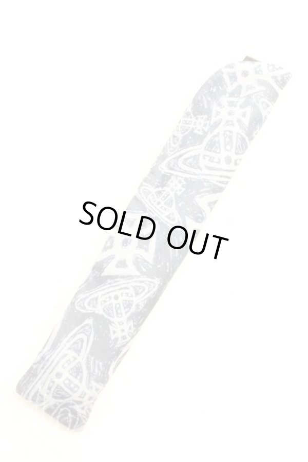 画像3: ヴィヴィアンウエストウッド 中古 / SCRAPED ORB扇子  紺  H-25-08-31-082-gd-OD-ZH (3)