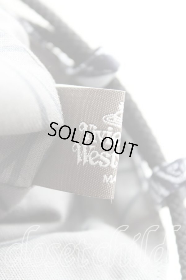 画像3: ヴィヴィアンウエストウッド 中古 / SCRAPED ORB信玄袋  紺  H-25-08-31-083-gd-OD-ZH (3)