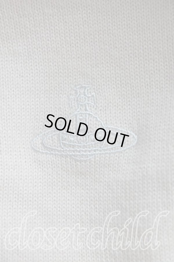 画像6: ヴィヴィアンウエストウッド MAN 中古 / ラインオーブ刺繍ニット 46（メンズM） ベージュ  H-25-08-31-013-to-OD-ZH (6)