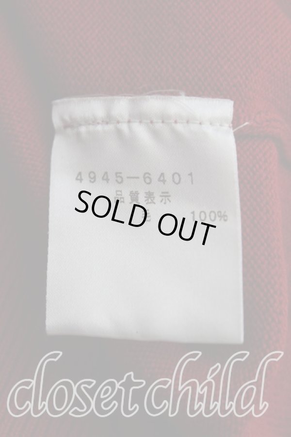 画像4: ヴィヴィアンウエストウッド MAN 中古 / ラインオーブ刺繍ニット 46（メンズM） 赤  H-25-08-31-014-to-OD-ZH (4)