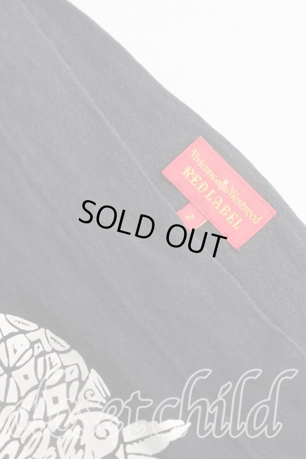 画像6: ヴィヴィアンウエストウッド 中古 / スカルptカットソー 2（9号） 黒  H-25-08-31-015-to-OD-ZH (6)