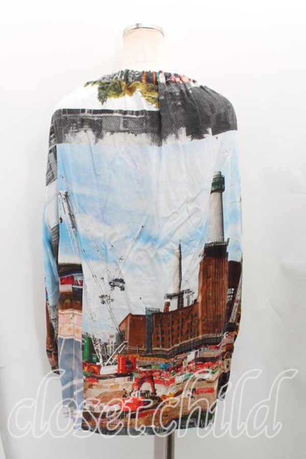 画像2: ヴィヴィアンウエストウッド 中古 / バタシーギャザーカットソー 00（ワンサイズ） マルチ  H-25-08-31-016-to-OD-ZH (2)