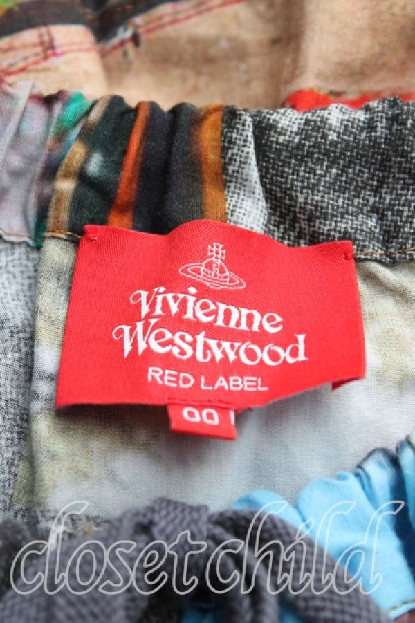 画像3: ヴィヴィアンウエストウッド 中古 / バタシーギャザーカットソー 00（ワンサイズ） マルチ  H-25-08-31-016-to-OD-ZH (3)