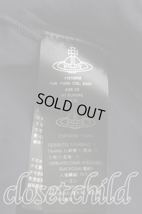 画像4: ANGLOMANIA 中古 / ウエストベルトロングドレス XS 紺  H-25-09-07-002-op-IN-ZH (4)