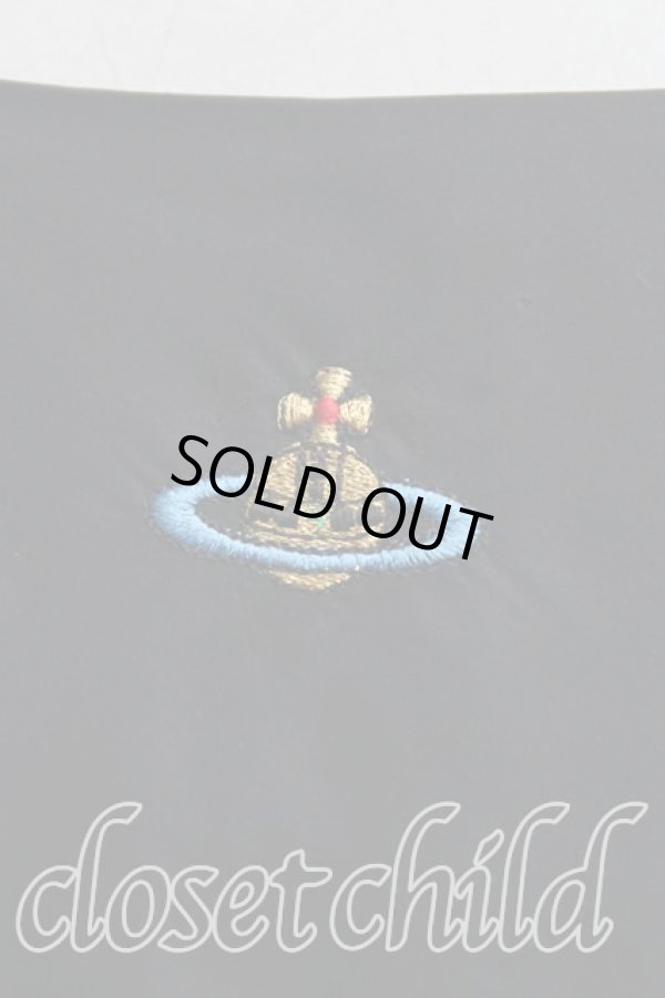 画像5: ヴィヴィアンウエストウッド 中古 / カラーオーブ刺繍コルセット 38(7号) 黒  H-25-09-07-021-to-IN-ZH (5)