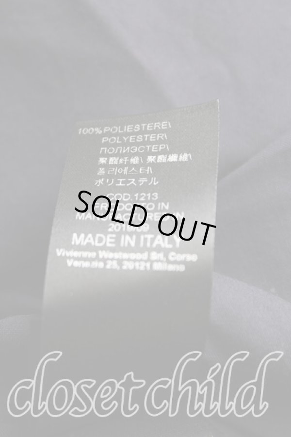 画像5: ANGLOMANIA 中古 / ウエストベルトロングドレス XS 紺  H-25-09-07-002-op-IN-ZH (5)