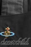画像7: ヴィヴィアンウエストウッド 中古 / カラーオーブ刺繍コルセット 38(7号相当) 黒  H-25-09-07-021-to-IN-ZH (7)
