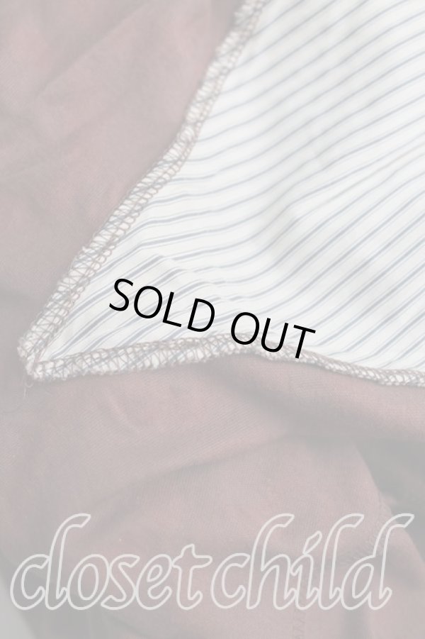 画像6: Worlds End 中古 / スクイグルカットソー OS 茶×ゴールド  H-25-09-07-023-to-IN-ZH (6)