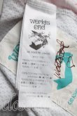 画像4: Worlds End 中古 / スクイグルカットソー OS 白×赤  H-25-09-07-024-to-IN-ZH (4)