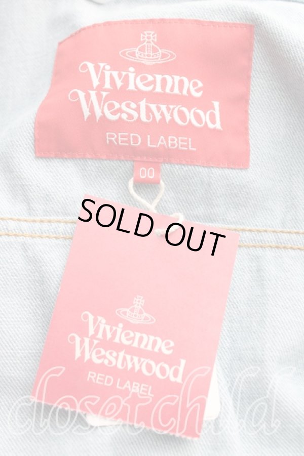 画像3: ヴィヴィアンウエストウッド 中古 / デニムジャケット 00（ワンサイズ） インディゴ  H-25-09-07-026-jc-OD-ZH (3)