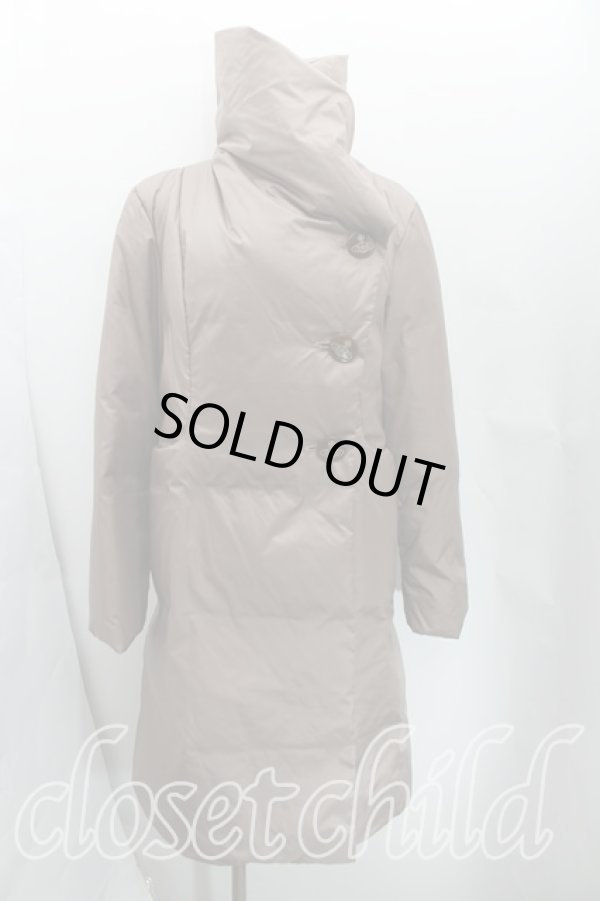 画像3: ヴィヴィアンウエストウッド 中古 / Aラインダウンコート 3（11号） 茶  H-25-09-07-028-co-OD-ZH (3)