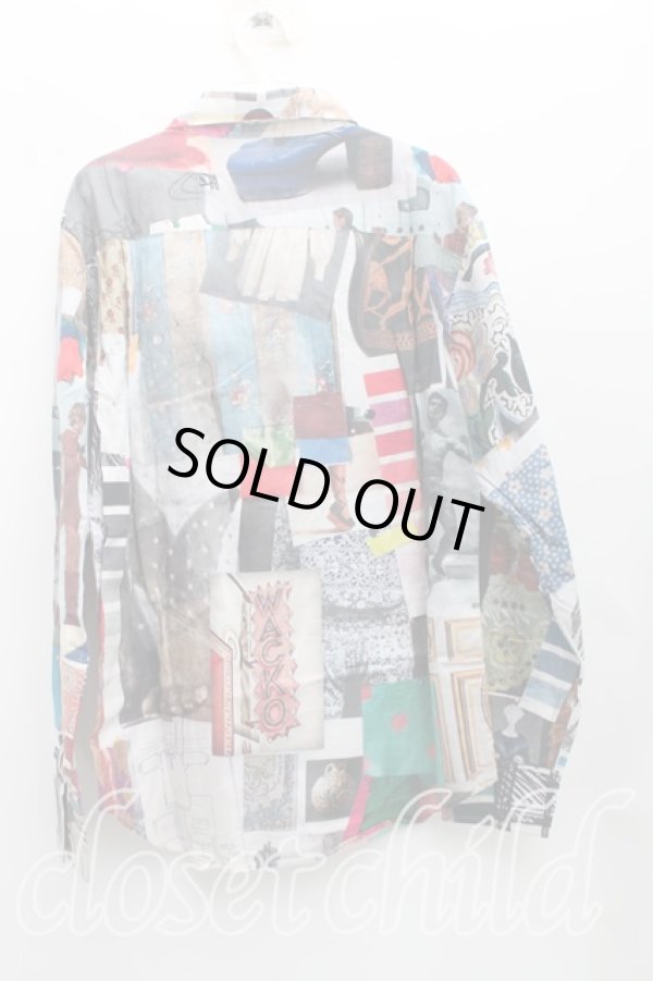 画像2: ヴィヴィアンウエストウッド MAN 中古 / MOODBOARDシャツ 48（メンズL） マルチ  H-25-09-07-032-bl-OD-ZH (2)