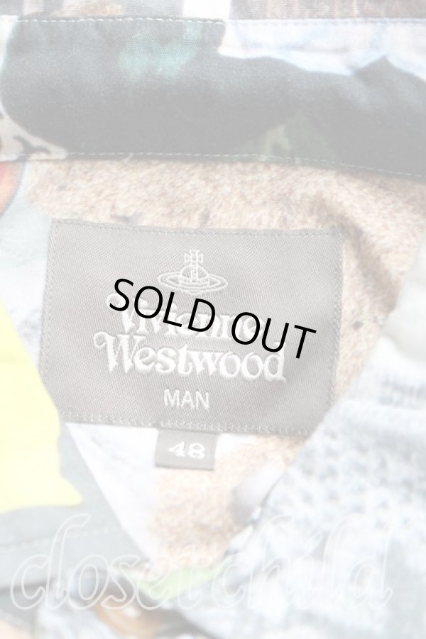 画像3: ヴィヴィアンウエストウッド MAN 中古 / MOODBOARDシャツ 48（メンズL） マルチ  H-25-09-07-032-bl-OD-ZH (3)