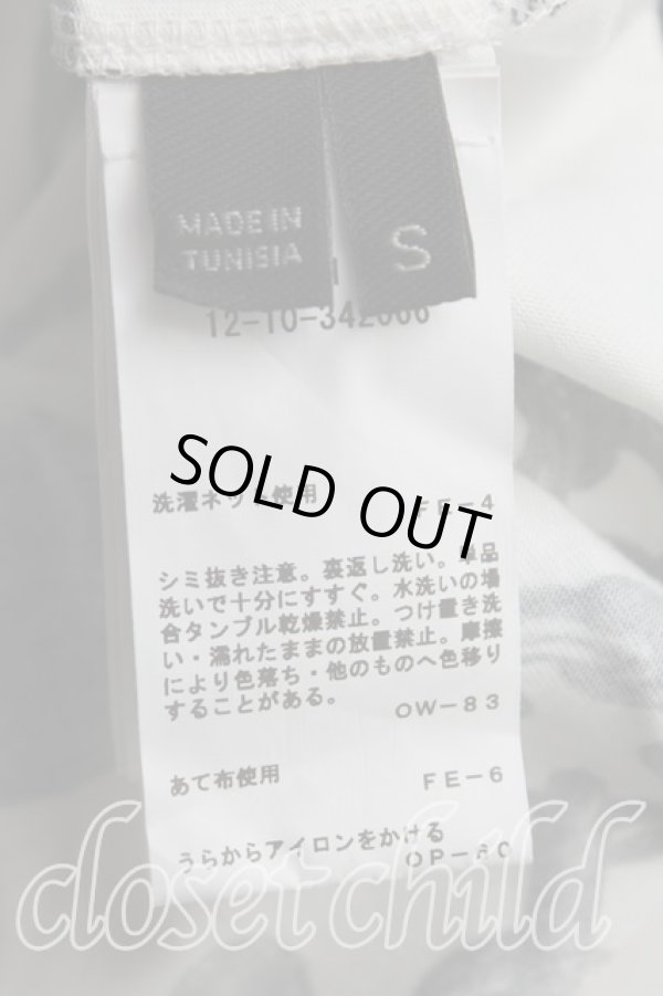 画像4: ヴィヴィアンウエストウッド 中古 / ハートチェーンオーバーサイズTシャツ S 白ｘ黒  H-25-09-07-034-ts-OD-ZH (4)