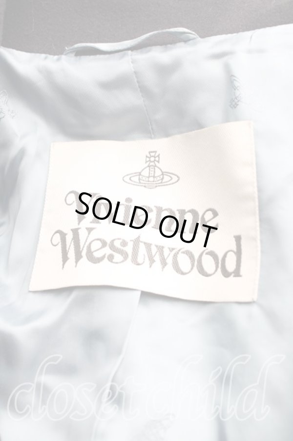 画像3: ヴィヴィアンウエストウッド 中古 / ダブルロングコート 46(メンズM) 紺  H-25-09-07-004-co-IN-ZH (3)