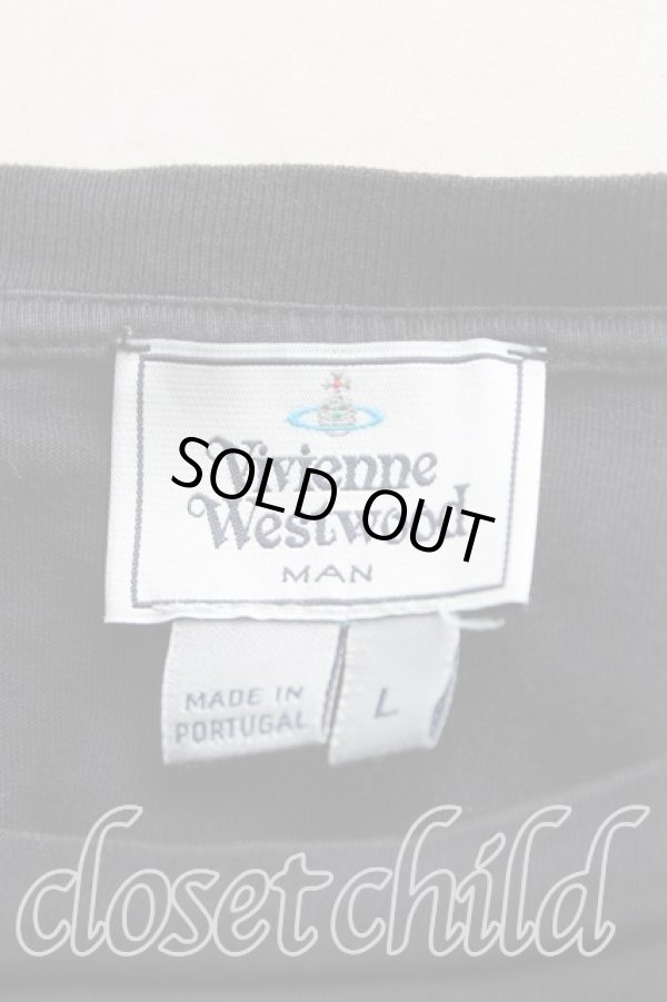 画像3: ヴィヴィアンウエストウッド MAN 中古 / CRptTシャツ L 黒  H-25-09-07-037-ts-OD-ZH (3)