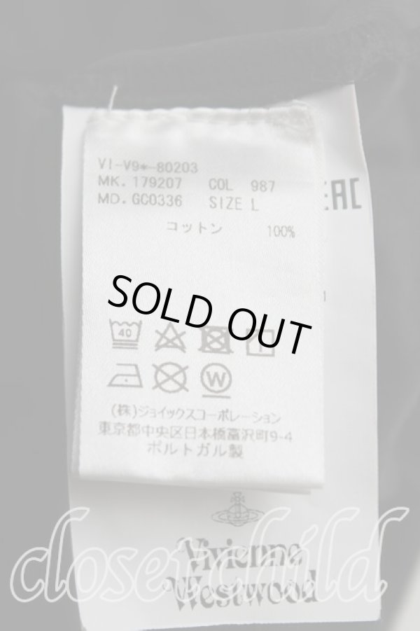画像4: ヴィヴィアンウエストウッド MAN 中古 / CRptTシャツ L 黒  H-25-09-07-037-ts-OD-ZH (4)