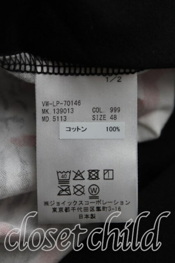 画像4: ヴィヴィアンウエストウッド MAN 中古 / ラビッシュ柄Tシャツ 48（メンズL） 黒  H-25-09-07-040-ts-OD-ZH (4)