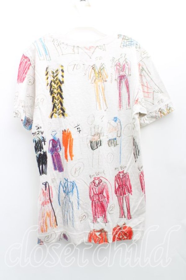 画像2: ヴィヴィアンウエストウッド MAN 中古 / LINE UPptリラックスTシャツ 42（XS） ベージュ  H-25-09-07-042-ts-OD-ZH (2)