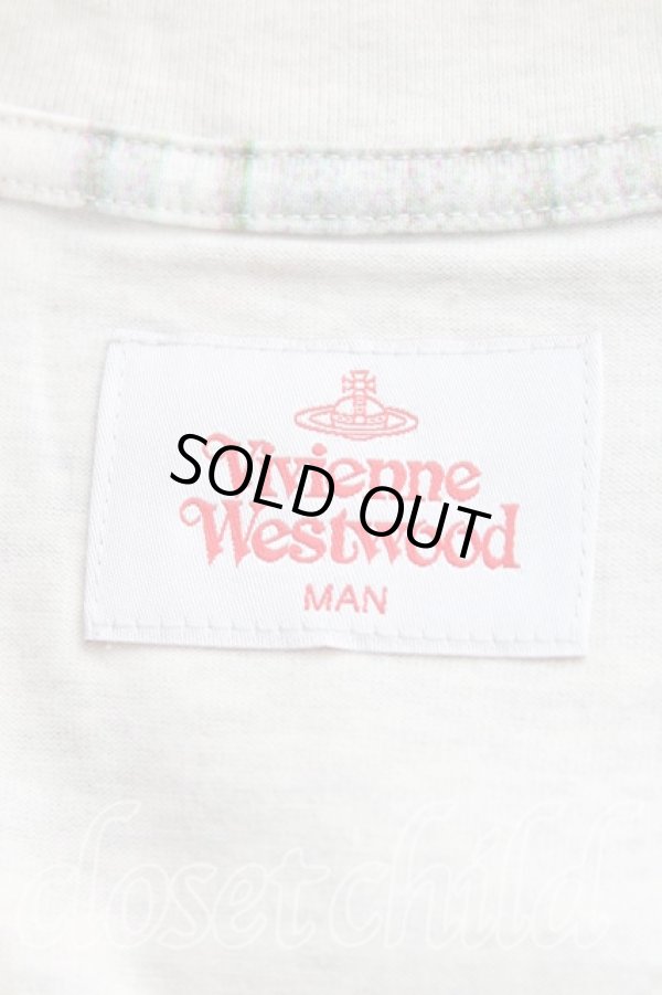 画像3: ヴィヴィアンウエストウッド MAN 中古 / LINE UPptリラックスTシャツ 42（XS） ベージュ  H-25-09-07-042-ts-OD-ZH (3)