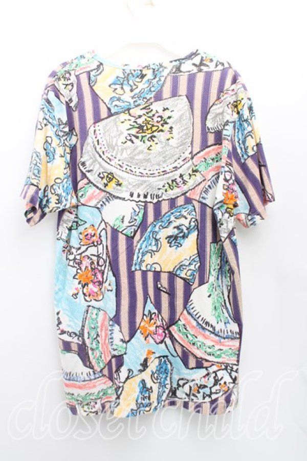 画像2: ヴィヴィアンウエストウッド MAN 中古 / ゲルニカptTシャツ 44（メンズS） マルチ  H-25-09-07-044-ts-OD-ZH (2)