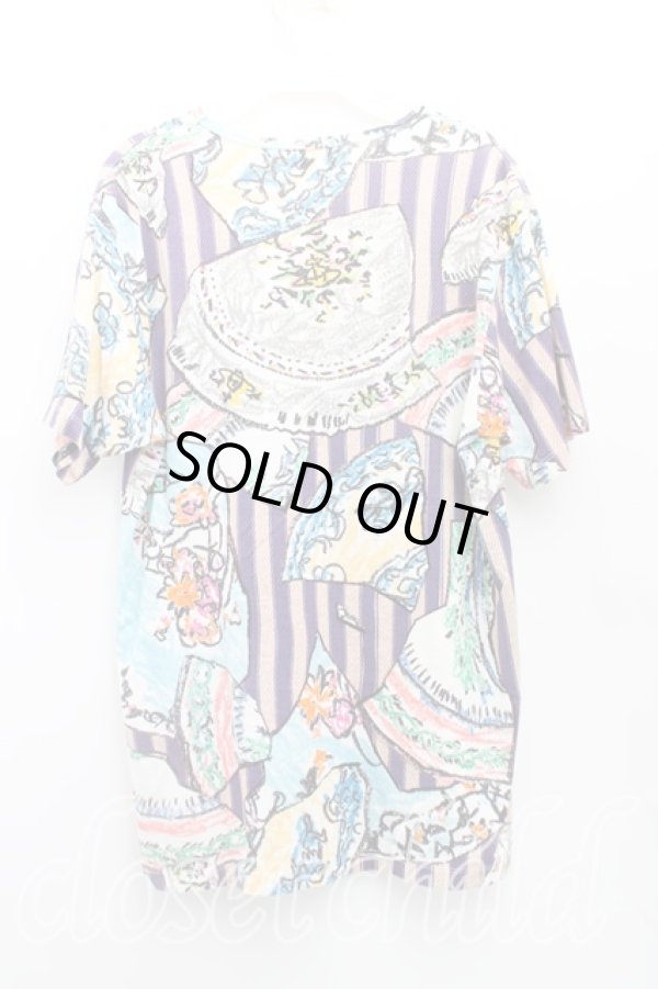 画像2: ヴィヴィアンウエストウッド MAN 中古 / ゲルニカptTシャツ 44（メンズS） マルチ  H-25-09-07-044-ts-OD-ZH (2)