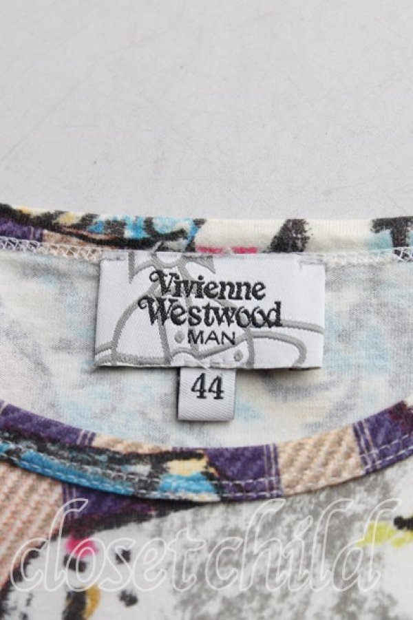 画像3: ヴィヴィアンウエストウッド MAN 中古 / ゲルニカptTシャツ 44（メンズS） マルチ  H-25-09-07-044-ts-OD-ZH (3)