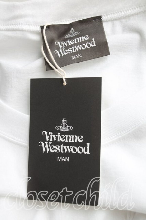 画像3: ヴィヴィアンウエストウッド MAN 中古 / LONDONオーブTシャツ FREE 白  H-25-09-07-045-ts-OD-ZH (3)