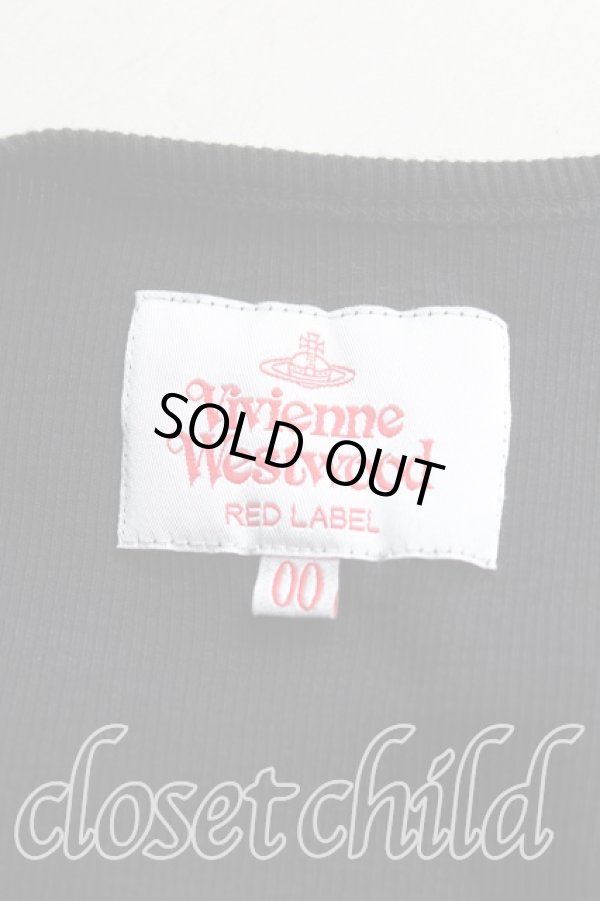 画像3: ヴィヴィアンウエストウッド 中古 / リブタンクトップ 00（ワンサイズ） 黒  H-25-09-07-047-to-OD-ZH (3)