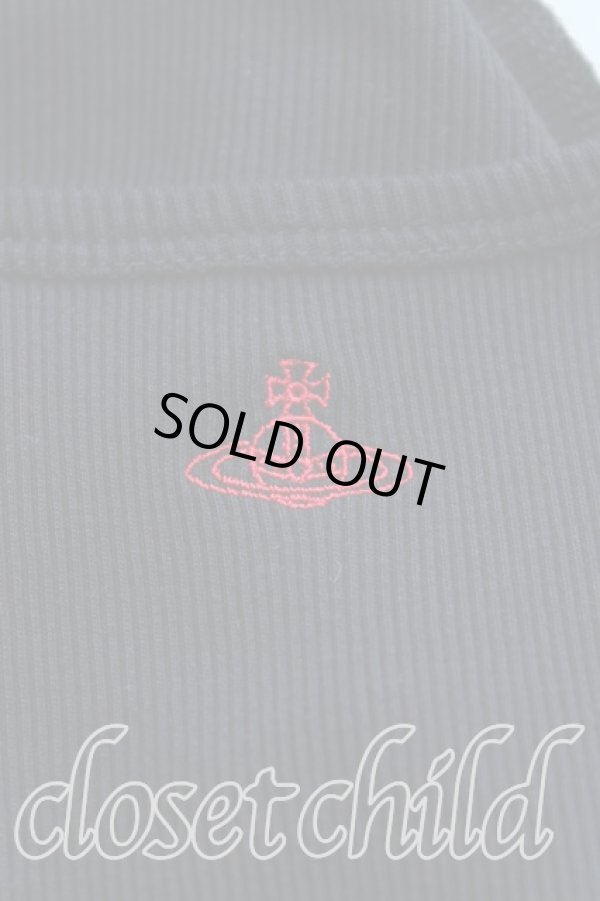 画像6: ヴィヴィアンウエストウッド 中古 / リブタンクトップ 00（ワンサイズ） 黒  H-25-09-07-047-to-OD-ZH (6)