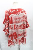 画像2: ANGLOMANIA 中古 / グラフィック変形カットソー 38（M相当） 赤  H-25-09-07-049-to-OD-ZH (2)