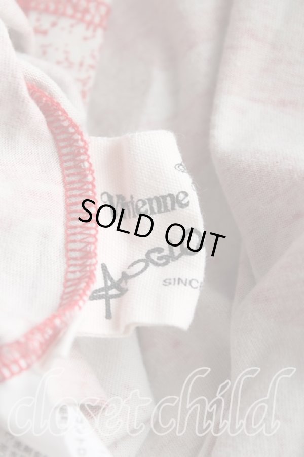 画像3: ANGLOMANIA 中古 / グラフィック変形カットソー 38（M） 赤  H-25-09-07-049-to-OD-ZH (3)