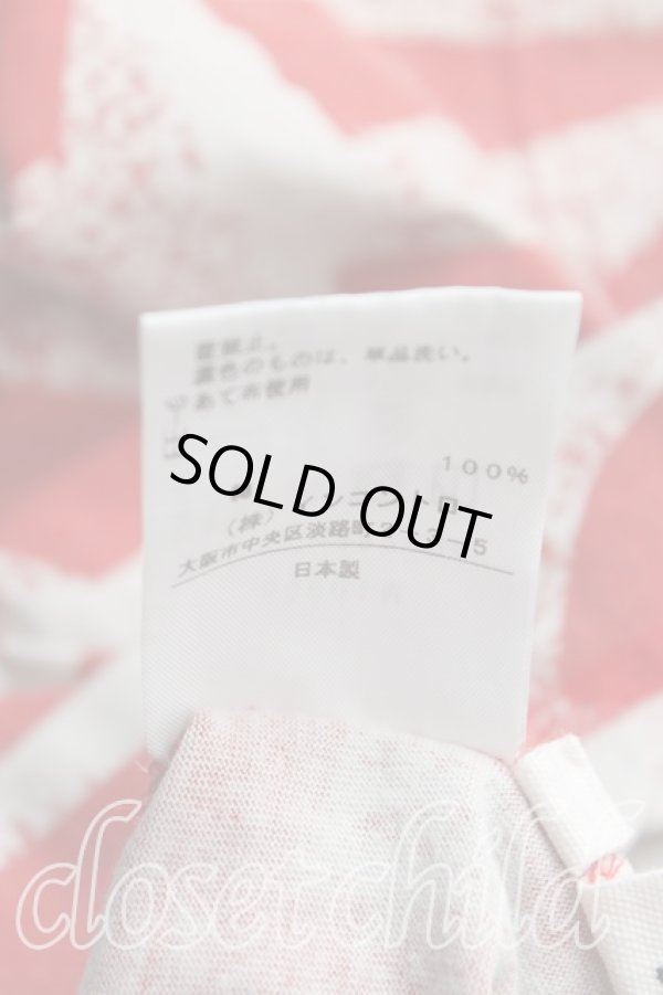 画像5: ANGLOMANIA 中古 / グラフィック変形カットソー 38（M） 赤  H-25-09-07-049-to-OD-ZH (5)