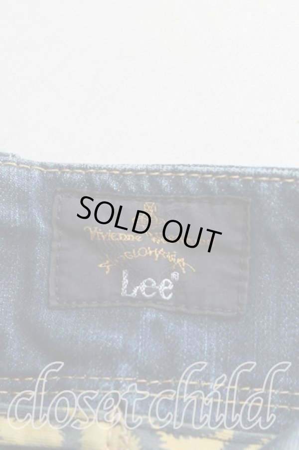 画像3: ヴィヴィアンウエストウッド Anglomania and Lee 中古 / ボンテージショートデニム W25 インディゴ  H-25-09-07-051-pa-OD-ZH (3)