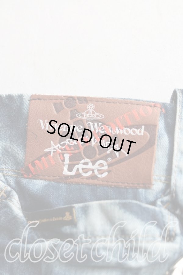 画像6: ヴィヴィアンウエストウッド Anglomania and Lee 中古 / ボンテージショートデニム W25 インディゴ  H-25-09-07-051-pa-OD-ZH (6)