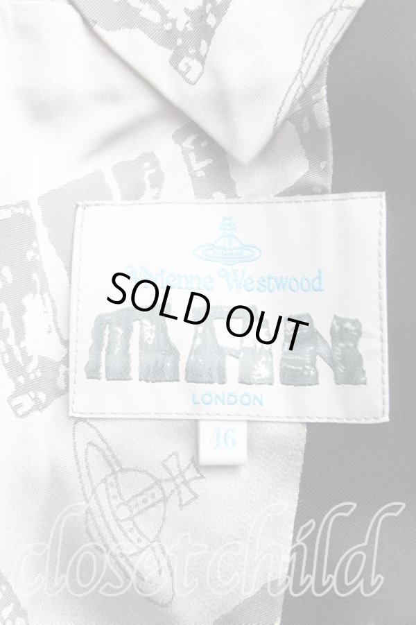 画像3: ヴィヴィアンウエストウッド MAN 中古 / DLジャケット 46(メンズM) 黒  H-25-09-07-001-jc-IN-ZH (3)