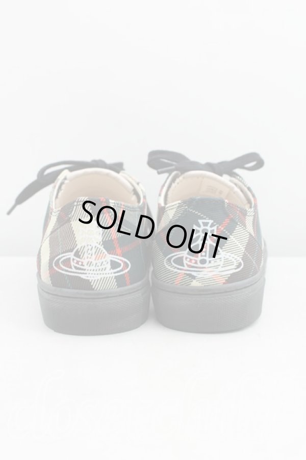 画像4: ヴィヴィアンウエストウッド 中古 / PLIMSOLL LOW TOPスニーカー 36（23cm） 緑  H-25-09-07-063-sh-OD-ZH (4)