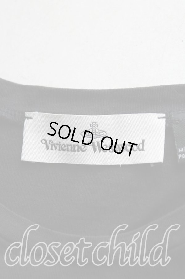 画像3: ヴィヴィアンウエストウッド 中古 / FACEptTシャツ S 黒  H-25-09-07-014-ts-IN-ZH (3)