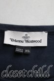 画像3: ヴィヴィアンウエストウッド 中古 / カラーオーブ刺繍Tシャツ XS 紺  H-25-09-07-015-ts-IN-ZH (3)