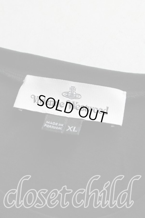 画像3: ヴィヴィアンウエストウッド 中古 / サティアptTシャツ XL 黒  H-25-09-07-016-ts-IN-ZH (3)