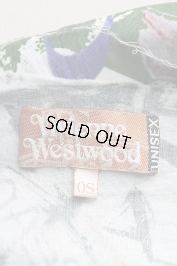 画像3: ヴィヴィアンウエストウッド 中古 / カードptスクエアTシャツ OS 緑  H-25-09-07-017-ts-IN-ZH (3)