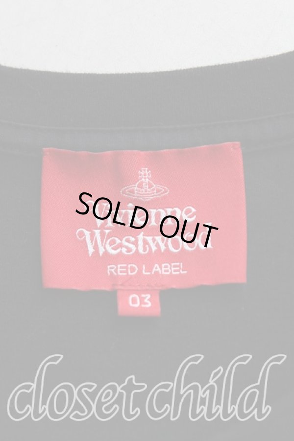 画像3: ヴィヴィアンウエストウッド 中古 / オーブ刺繍Tシャツ 03(11号) 黒  H-25-09-07-018-ts-IN-ZH (3)